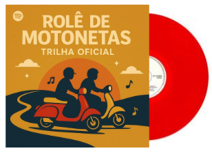 Capa e Vinil - Rolê de Motonetas
